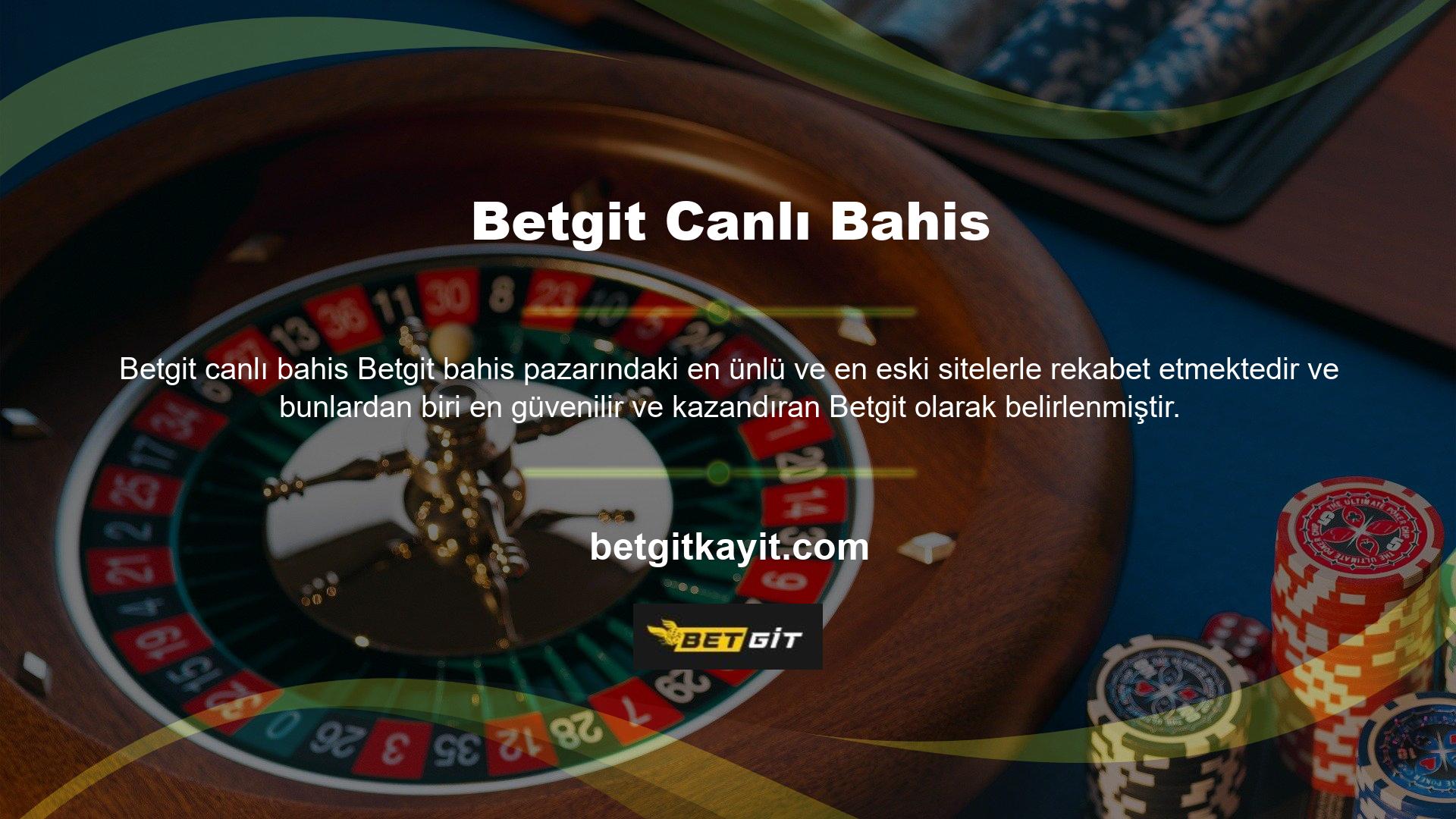 Bahis tutkunları için özenle hazırlanmış bir bahis alanı olan Betgit, kullanımı poker kadar kolay olan bir bahis alanı sunmaktadır